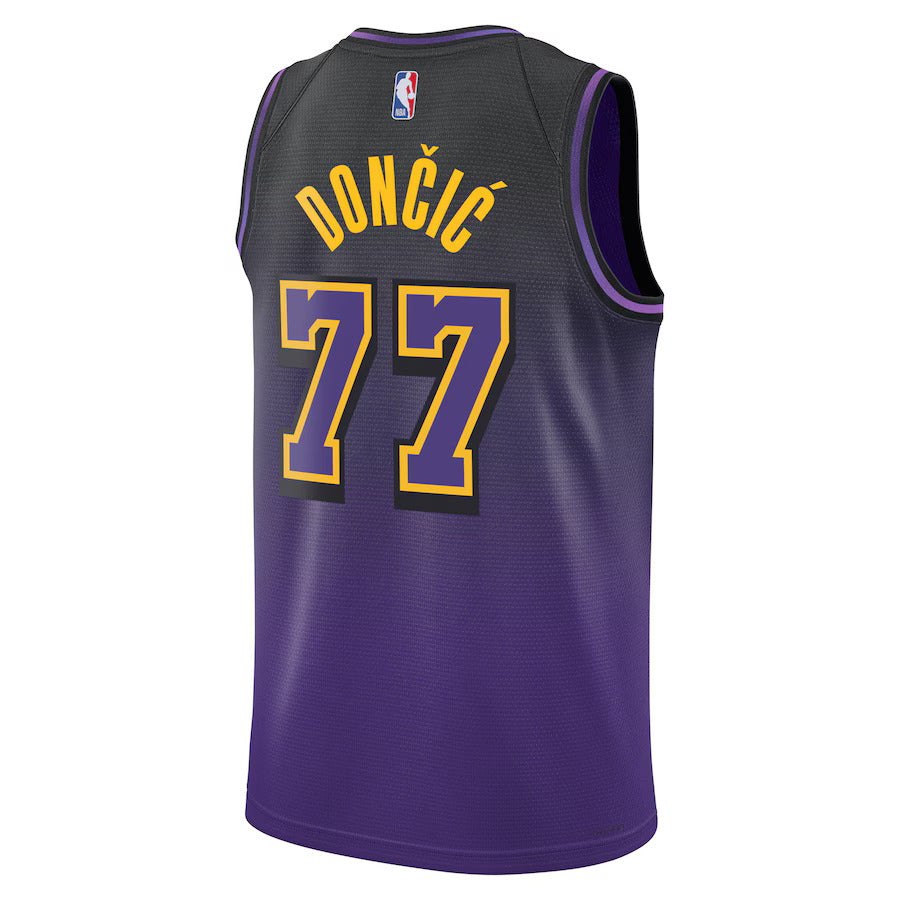 Luka DonÄić - Los Angeles Lakers City Edition 2024 NBA Jersey - Purple - Unisex