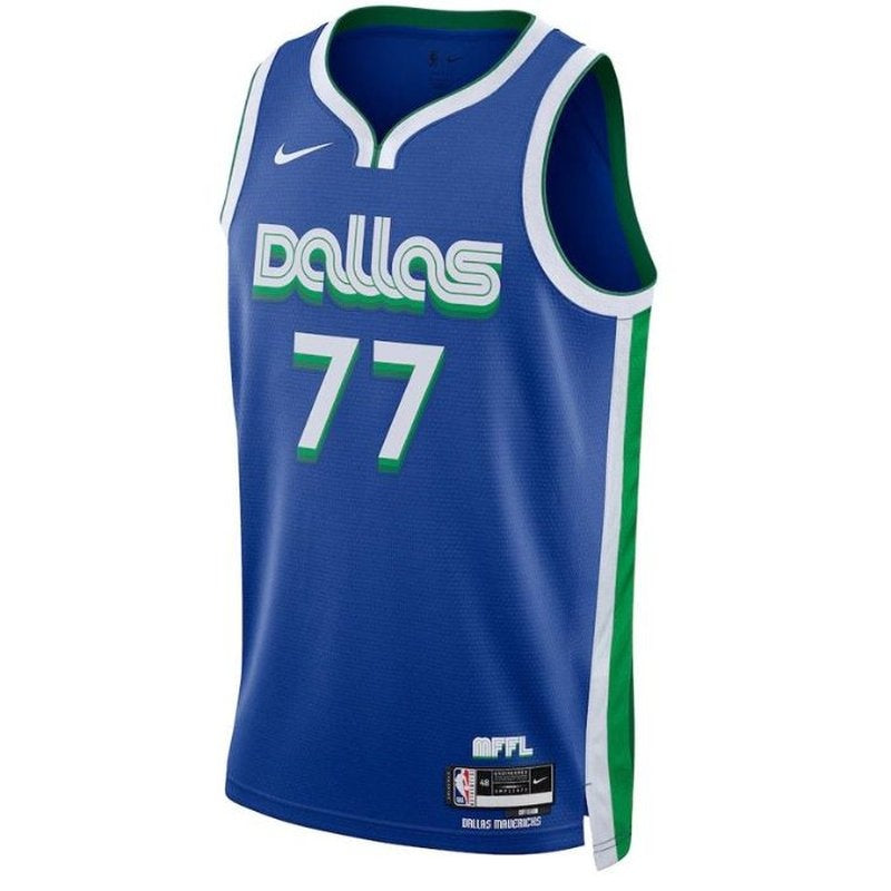 Luka DonÄić - Dallas Mavericks Unisex 2023 NBA Jersey - City Edition - Blue