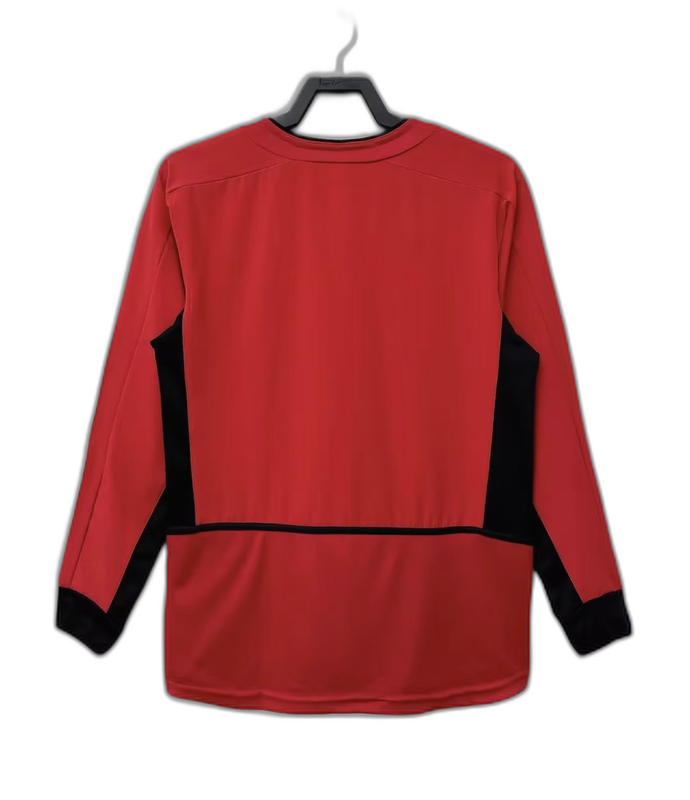 Manchester United 02/04 I Home Jersey - Long Sleeve Retro Version