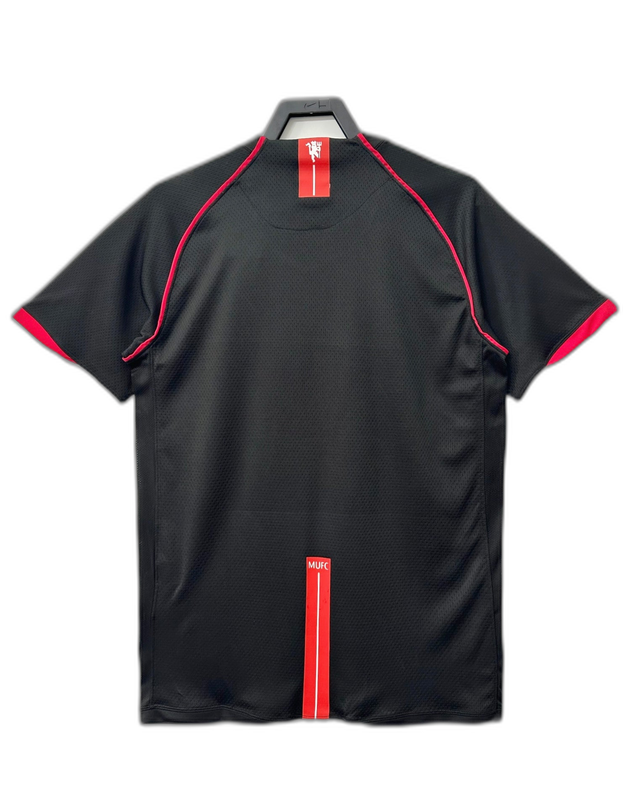 Manchester United 07/08 Black II Away Jersey - Retro Version