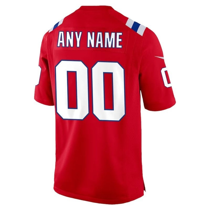 Patriots - Alternate Custom NFL Jersey - Red