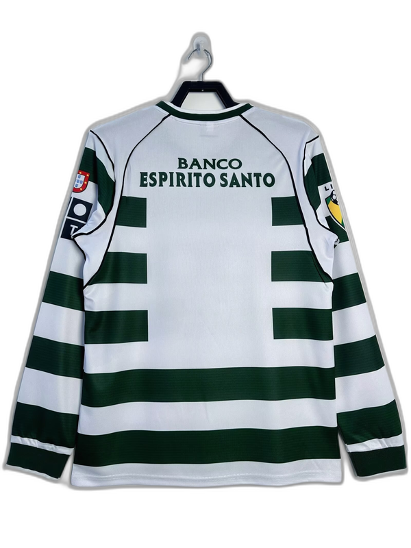 Sporting Lisbon 01/03 I Home Jersey - Long Sleeve Retro Version