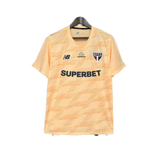 Sao Paulo 24/25 Training Jersey - Beige - All Sponsors - Fan Version
