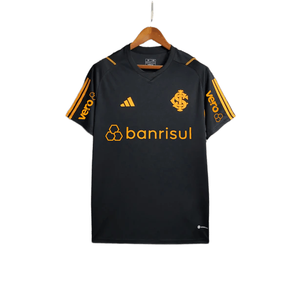 Internacional 23/24 Training Jersey - Black - All Sponsors - Fan Version