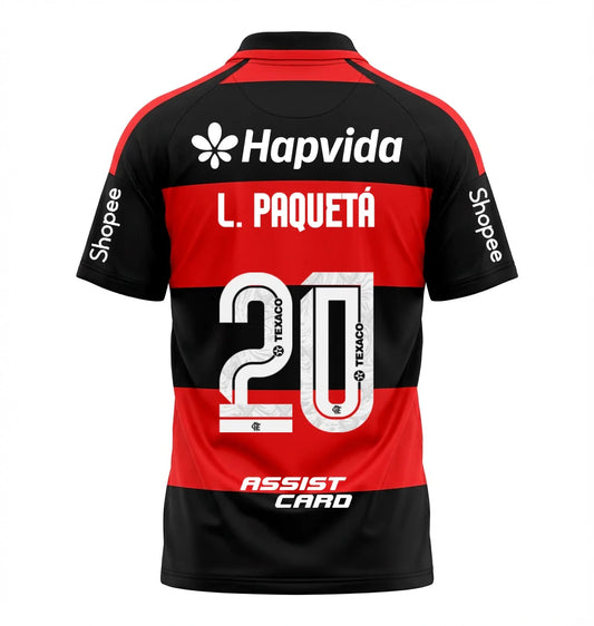 Flamengo 26/27 Home Jersey #PAQUETA - All Sponsors - Fan Version