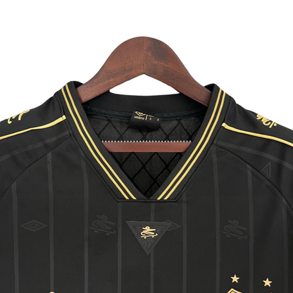 Santos 24/25 Charlie Brown Jr Women's Jersey - Black - Fan Version