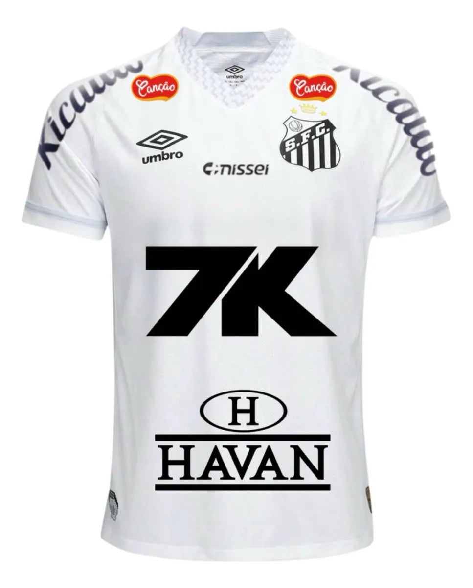 Santos 25/26 Home Jersey - All Sponsors - Fan Version