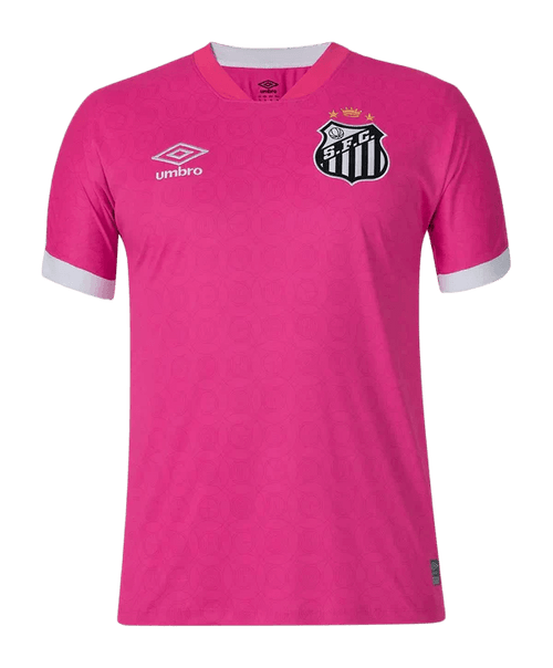 Santos 23/24 Pink October Edition Jersey - Fan Version