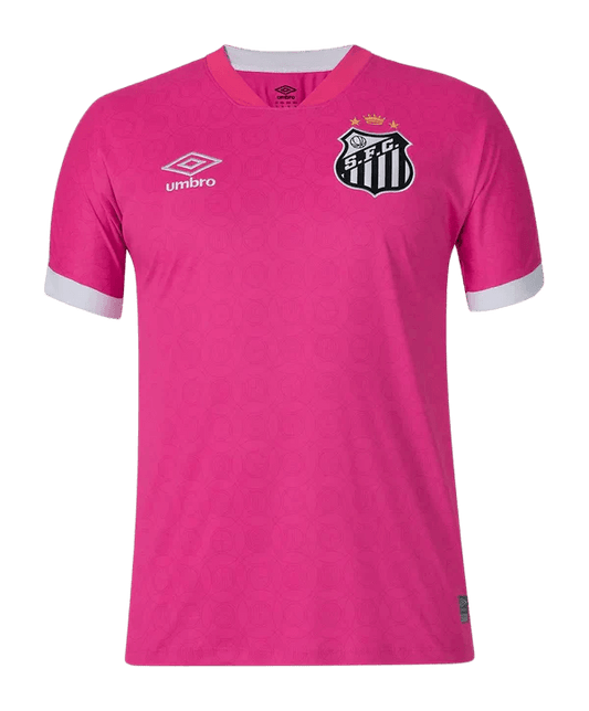 Santos 23/24 Pink October Edition Jersey - Fan Version