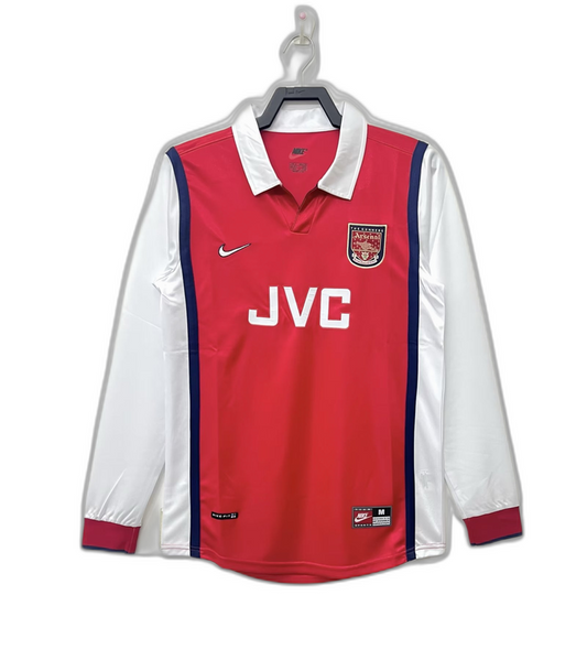 Arsenal 1998 I Home Jersey - Long Sleeve Retro Version