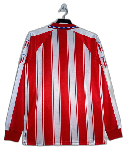 Atletico Madrid 94/95 I Home Jersey - Long Sleeve Retro Version