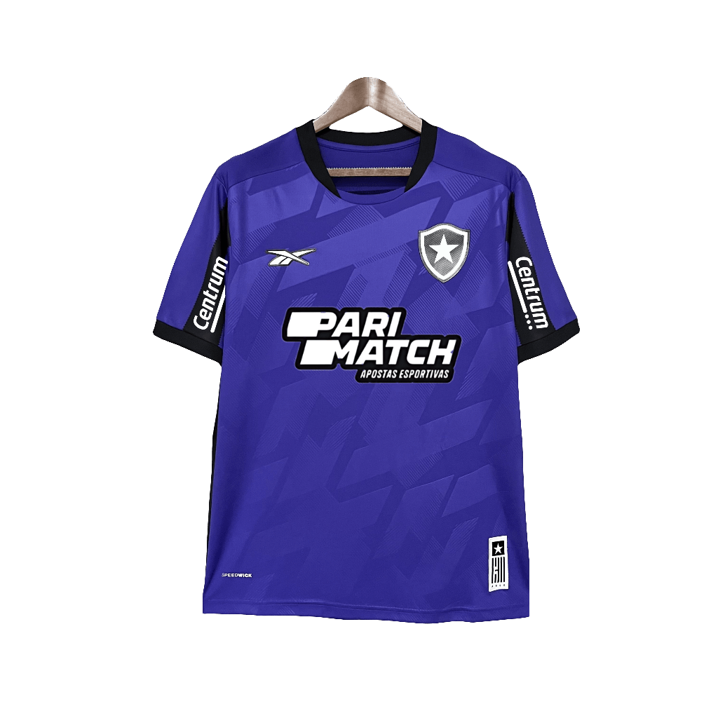 Botafogo 24/25 Goalkeeper Jersey - Purple - All Sponsors - Fan Version