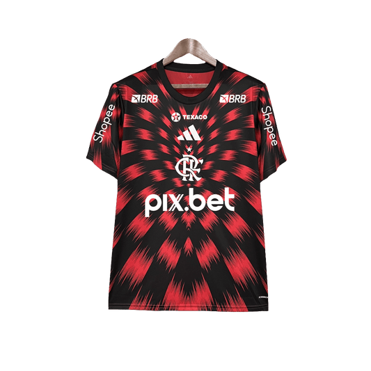 Flamengo 25/26 Pre-Match Jersey - All Sponsors - Fan Version