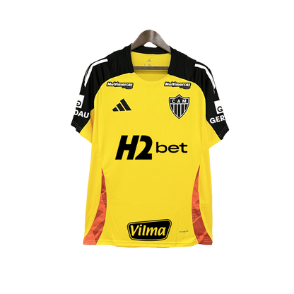Atletico Mineiro 25/26 Yellow Training Jersey - All Sponsors - Fan Version