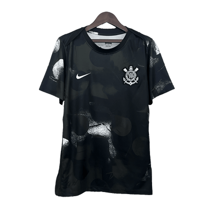 Corinthians 25/26 Training Jersey - Black - Fan Version