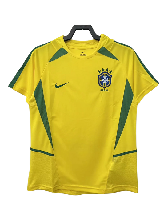 Brazil 2002 I Home Jersey - Retro Version