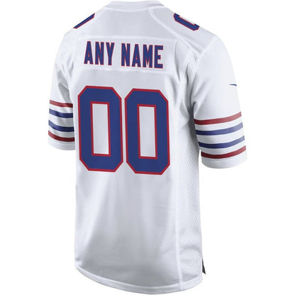 Buffalo Bills - Alternate Custom NFL Game Jersey - White