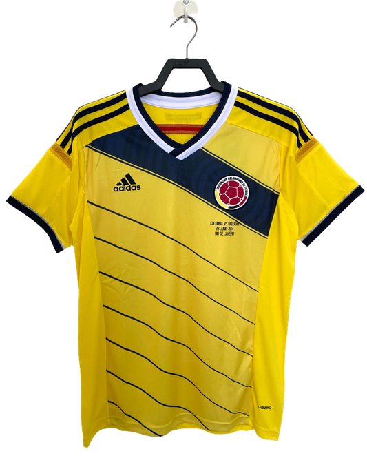 Colombia 2014 I Home Jersey - Retro Version