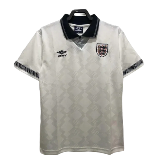 England 1990 I Home Jersey - Retro Version