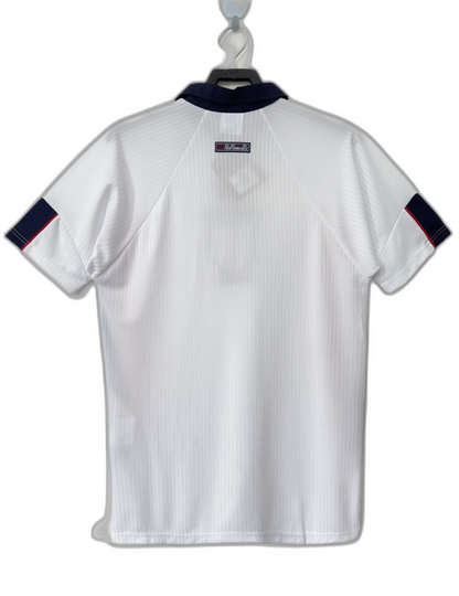England 1998 I Home Jersey - Retro Version