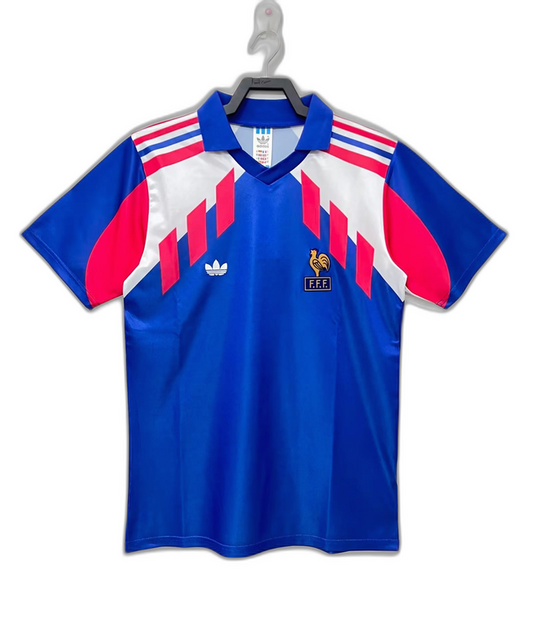 France 1990 World Cup I Home Jersey - Retro Version