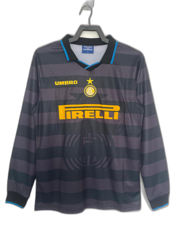 Inter Milan 97/98 II Away Jersey - Long Sleeve Retro Version