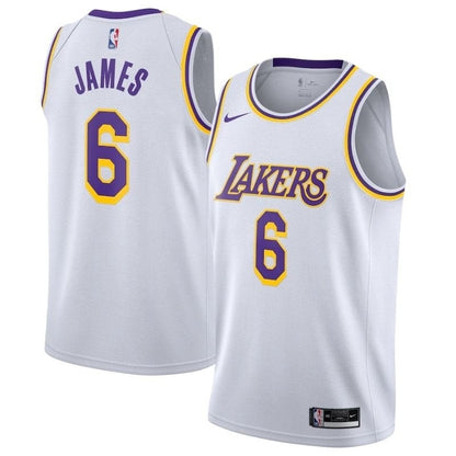 Los Angeles Lakers LeBron James #6 2021/22  Player NBA Jersey Yellow