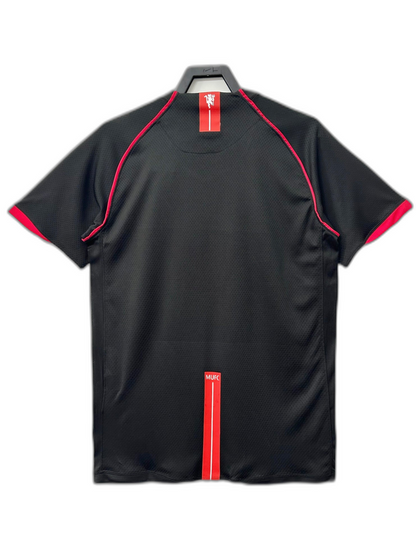 Manchester United 07/08 Black II Away Jersey - Retro Version
