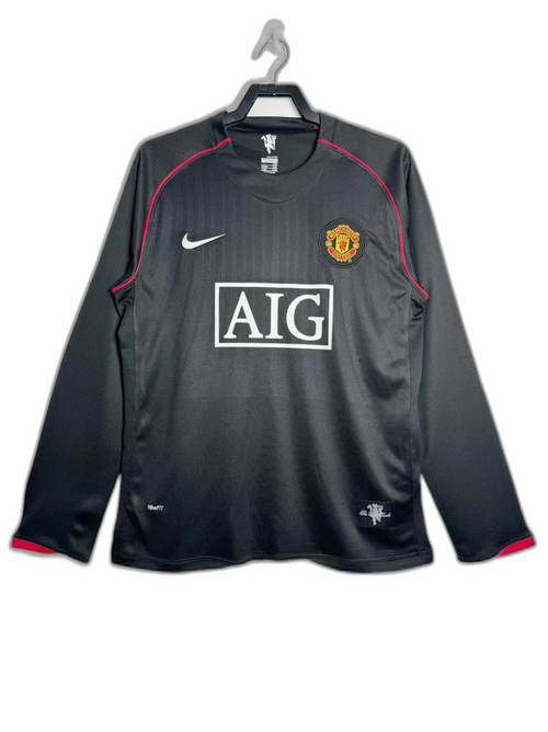 Manchester United 07/08 II Away Jersey - Long Sleeve Retro Version