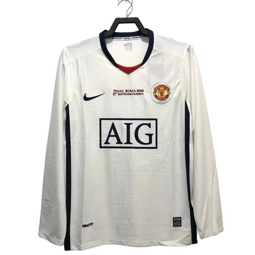 Manchester United 08/09 II Away Jersey - Long Sleeve Retro Version