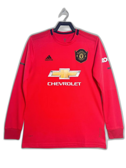 Manchester United 19/20 I Home Jersey - Long Sleeve Retro Version