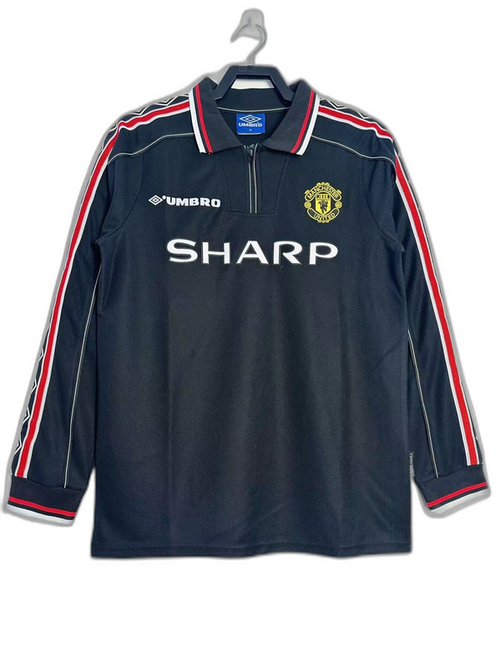 Manchester United 1998 Goalkeeper Black Jersey - Retro Version