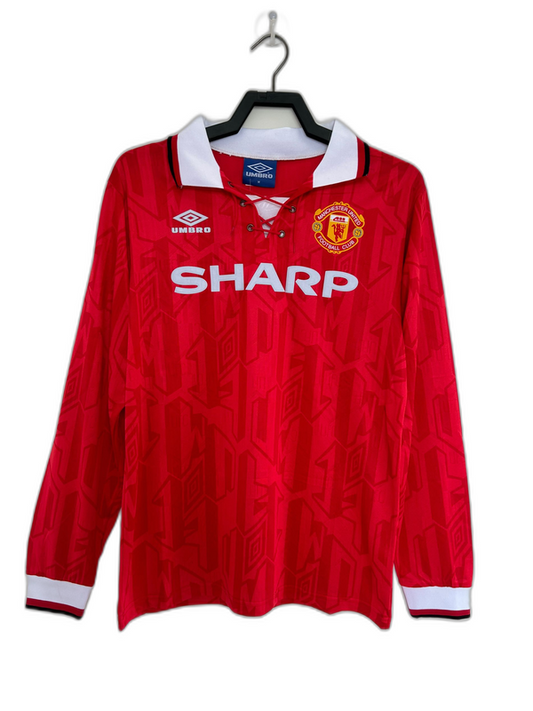 Manchester United 92/94 I Home Jersey - Long Sleeve Retro Version