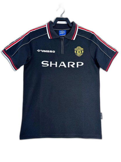 Manchester United 98/99 Black Jersey - Retro Version