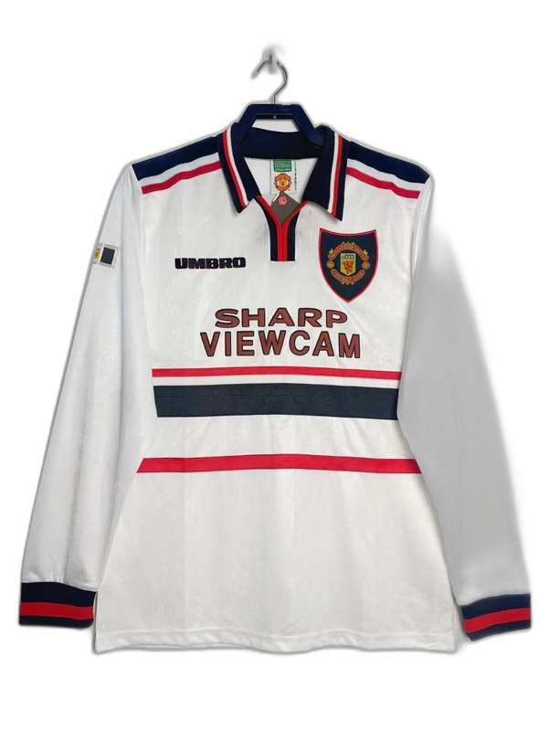 Manchester United 98/99 II Away Jersey - Long Sleeve Retro Version