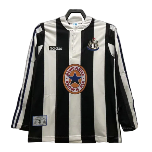 Newcastle United 95/97 I Home Jersey - Long Sleeve Retro Version