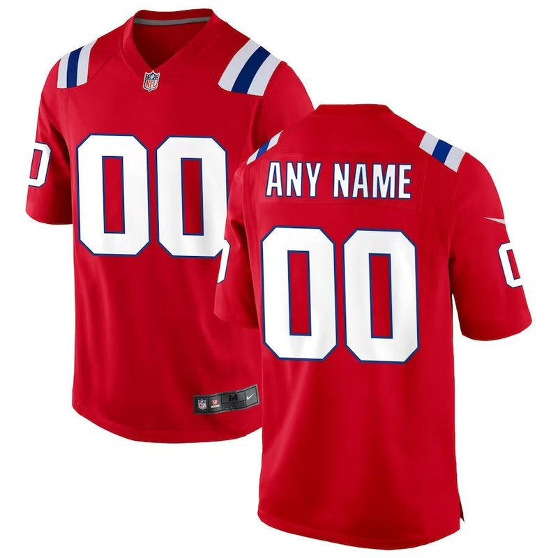Patriots - Alternate Custom NFL Jersey - Red