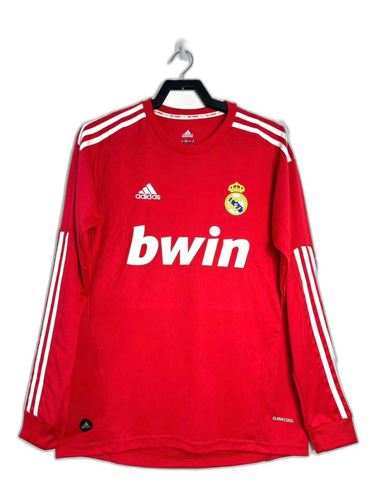 Real Madrid 11/12 II Away Jersey - Long Sleeve Retro Version