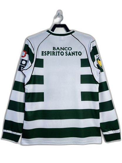 Sporting Lisbon 01/03 I Home Jersey - Long Sleeve Retro Version