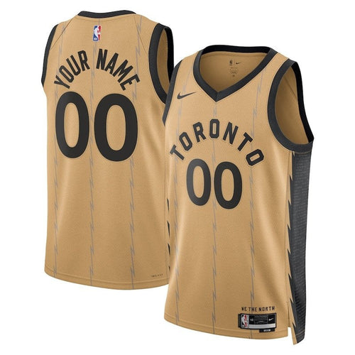Toronto Raptors Unisex 23/24 NBA Jersey - Gold - City Edition