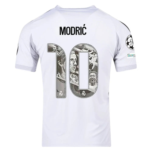 ModriÄ‡ - Real Madrid 25/26 I Home Jersey - Commemorative - Fan Version